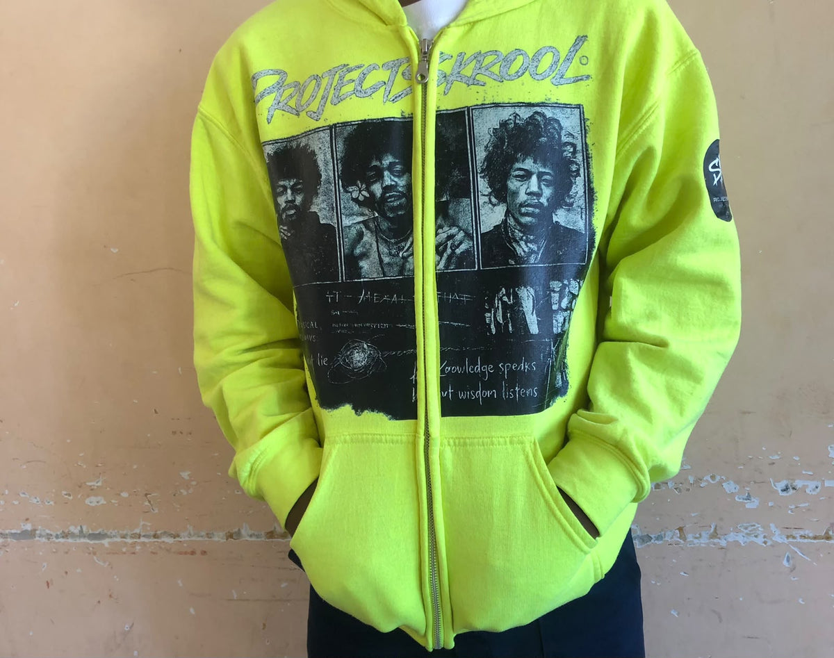PROJECTSKROOL® ARCHIVE ZIP HOODIE